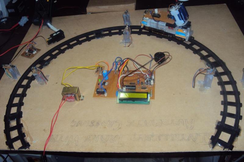 AUTO RAILWAY CROSSING WITH INTELLIGENT TRAIN 