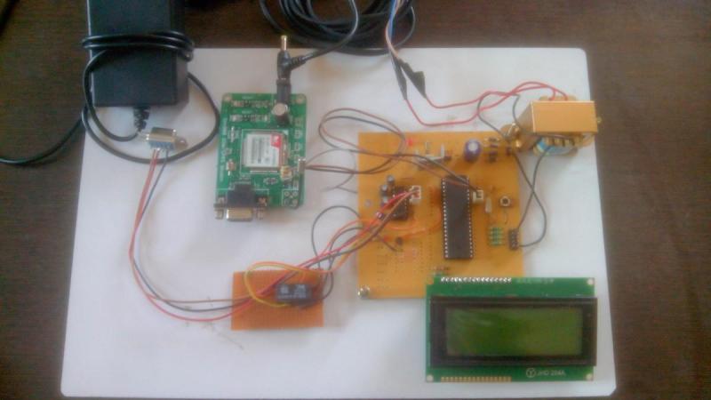 GSM NOTICE BOARD WITH PC INTERFACE 