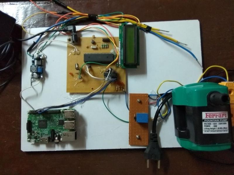 WATER LEVEL MONITRING USING MCU RASPBERRY-PI-IOT